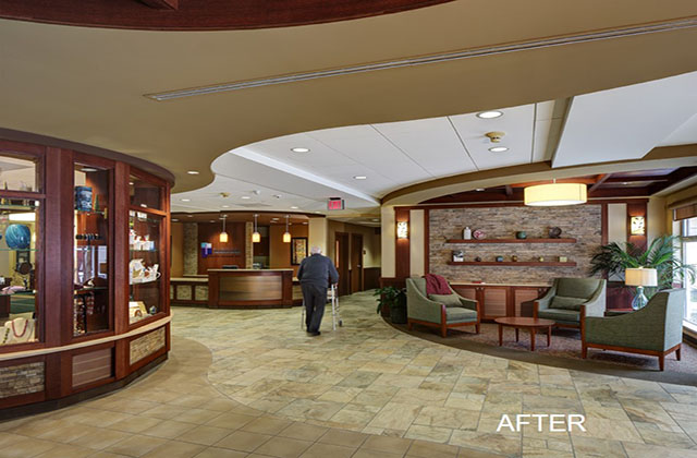 Remodel/Renovation Finalist 2017: Milwaukee Catholic Home Lobby