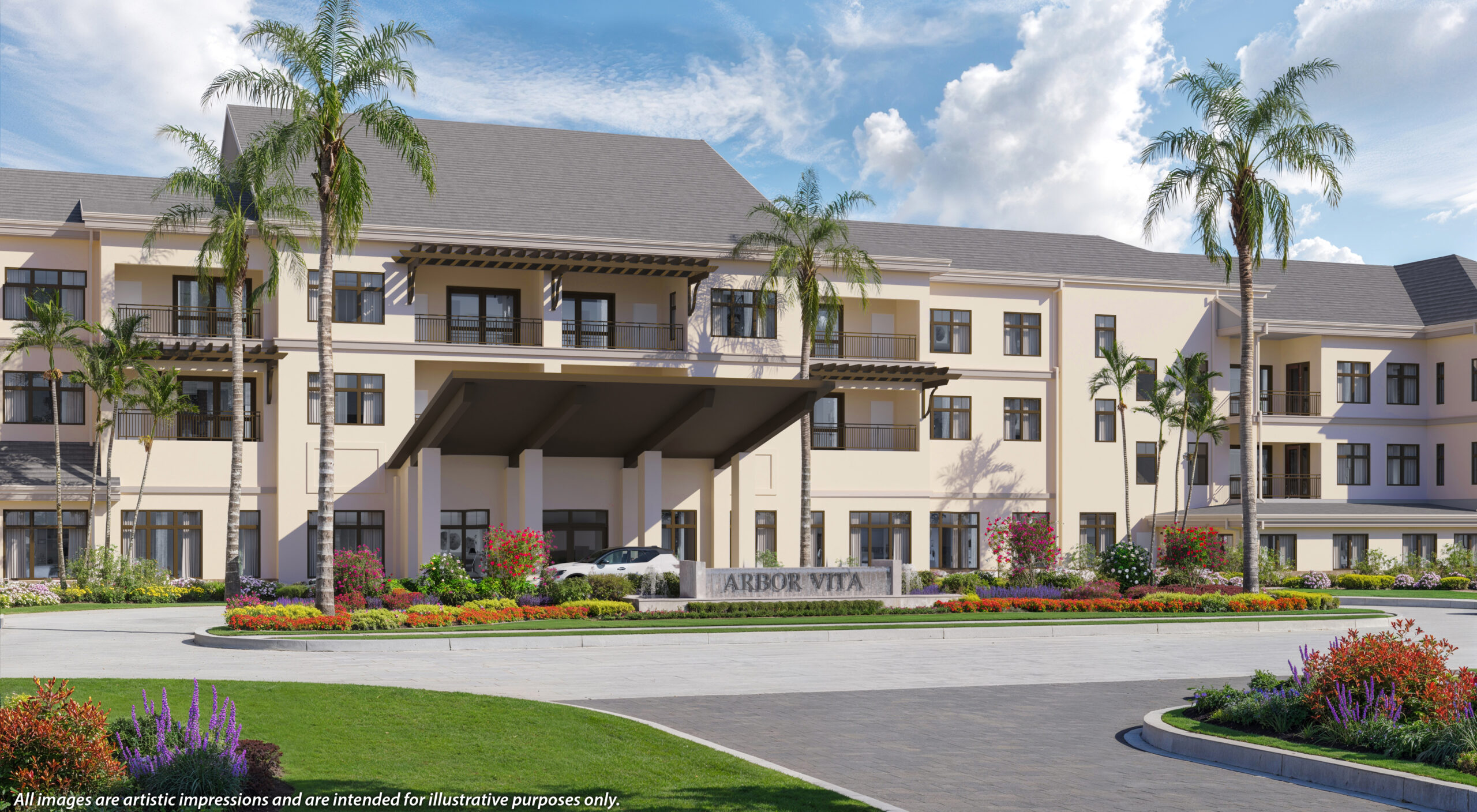 Village on the Isle, Arbor Vita campus, apartments