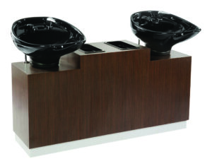 Bali Double Pedestal Shampoo Unit from Buy-Rite Beauty